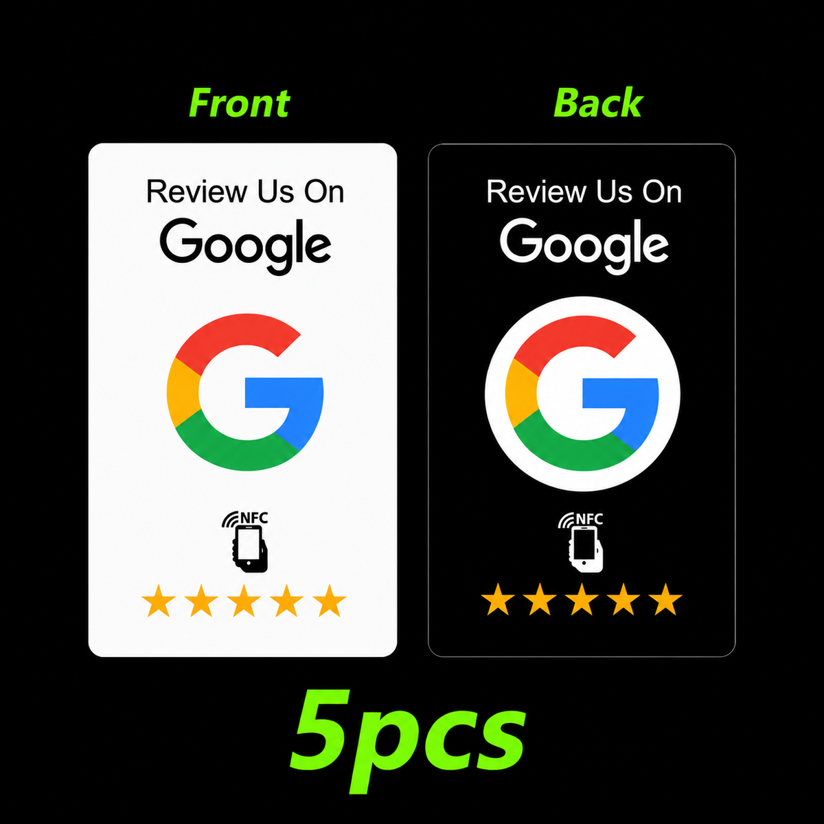 Karta NFC do opinii Google 1, 5 lub 10 sztuk